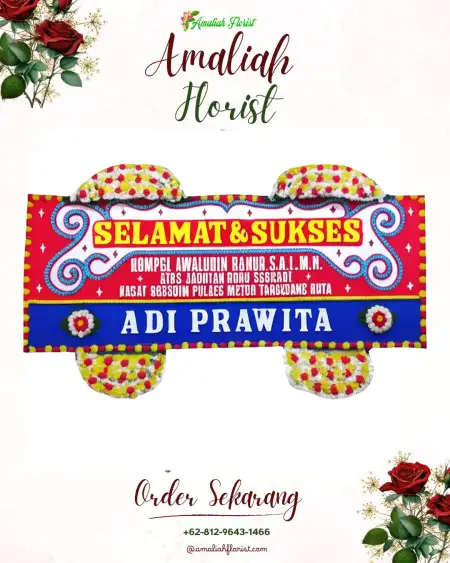 Papan Bunga Ucapan Selamat Macanbang